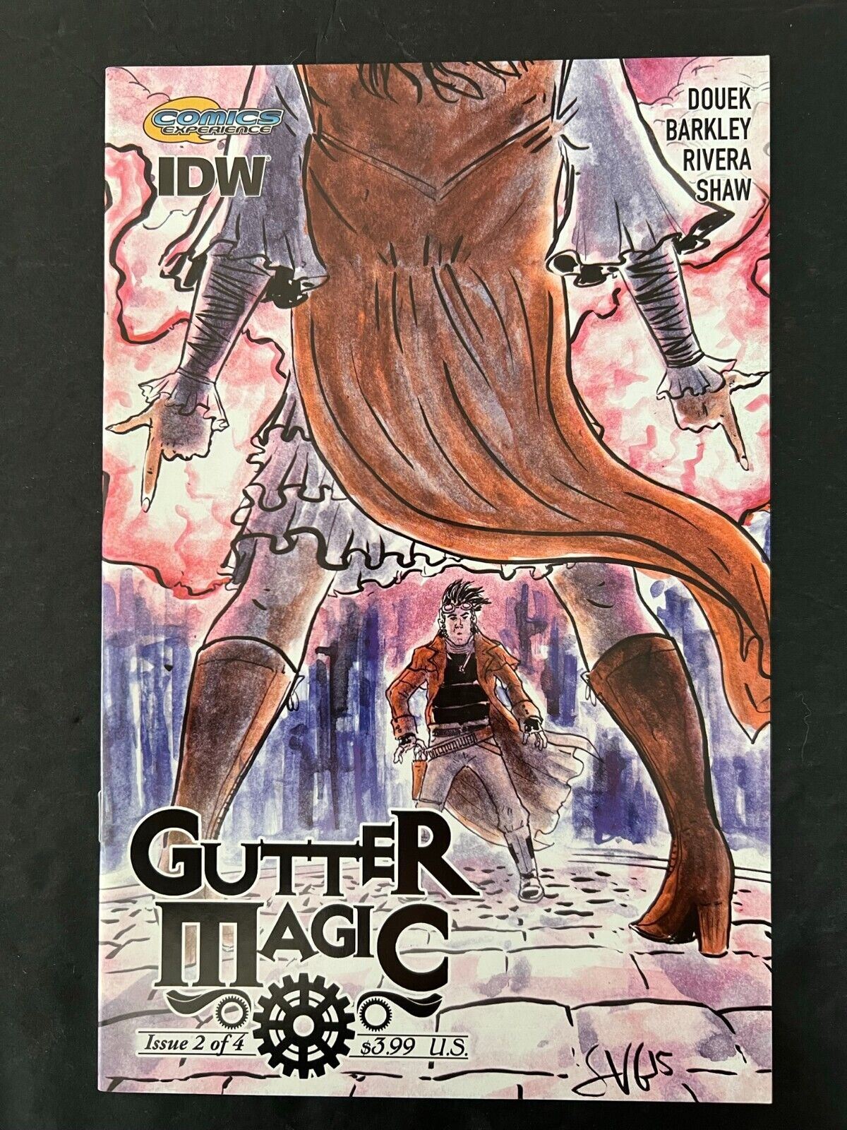 Gutter Magic  Full Set #1SUB,2SUB,3SUB,4SUB    IDW Comics 2016 NM