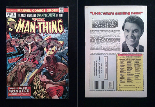 Man-Thing #8  Marvel Comics 1974 FN