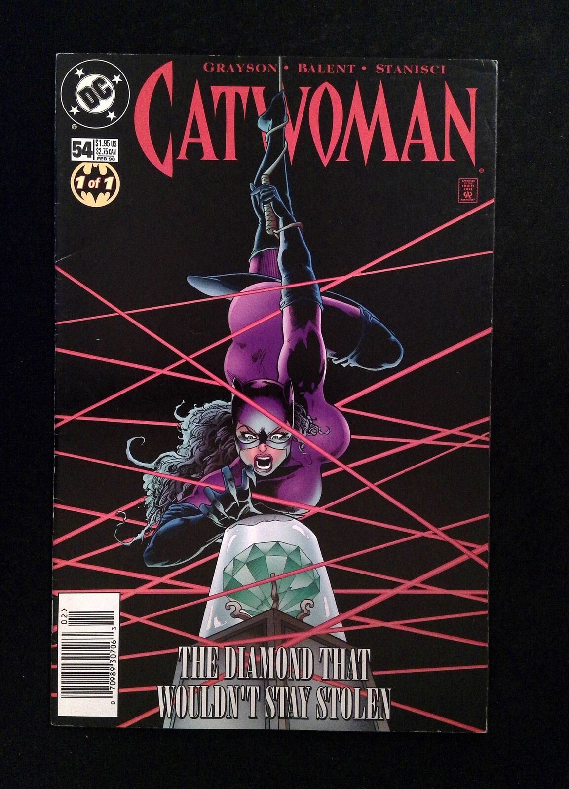 Catwoman #54 (2ND SERIES) DC Comics 1998 VF NEWSSTAND