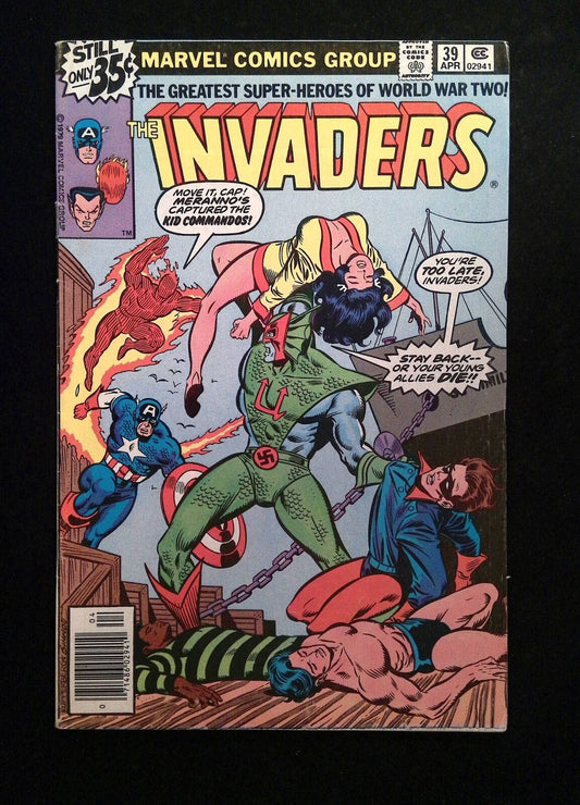 Invaders #39  MARVEL Comics 1979 FN/VF NEWSSTAND