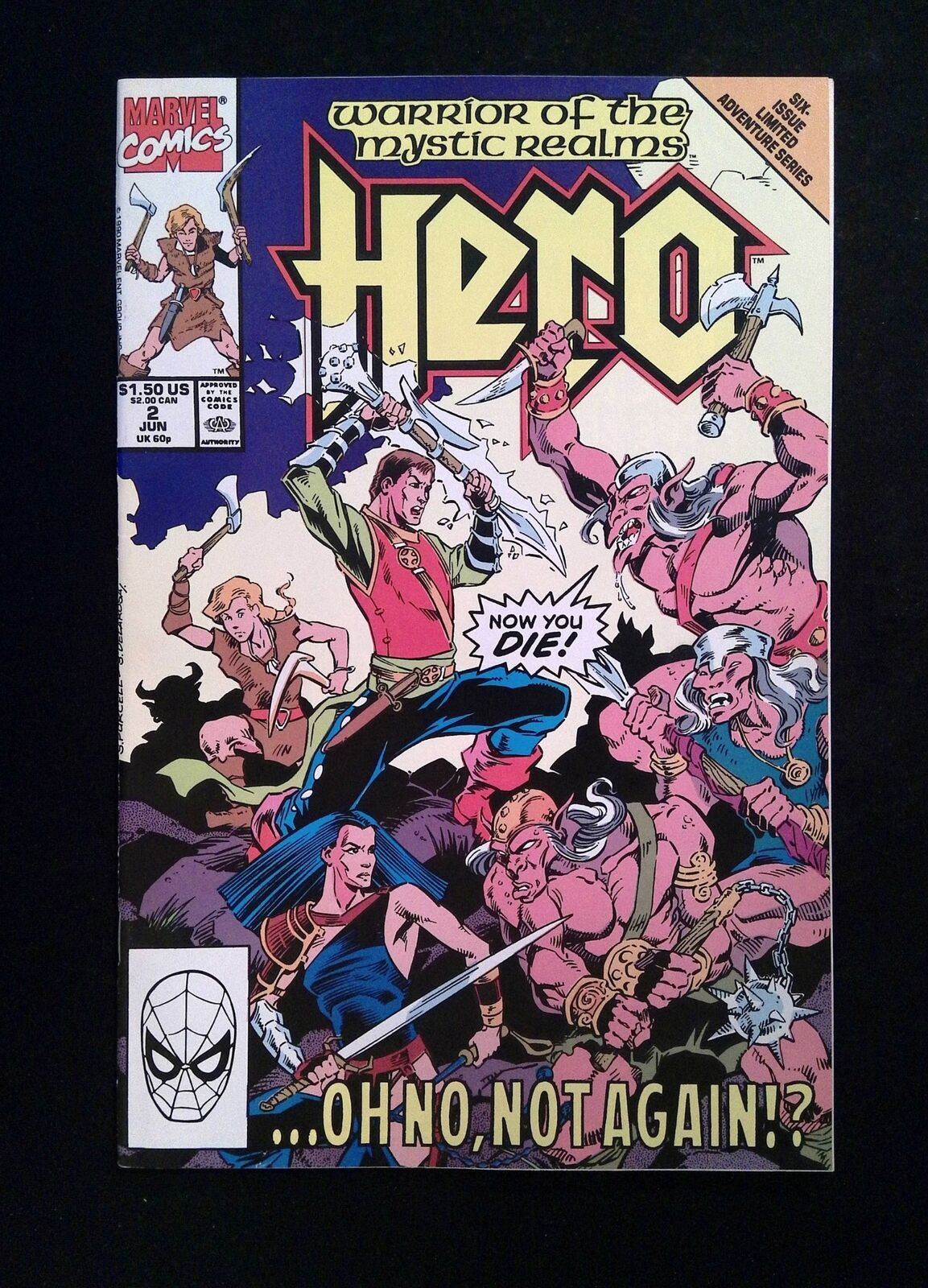 Hero #2  MARVEL Comics 1990 VF+