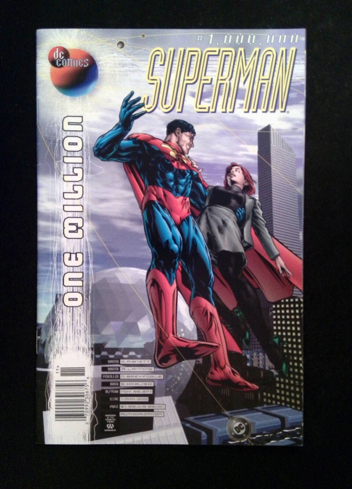 Superman One Million #1  DC Comics 1998 VF NEWSSTAND