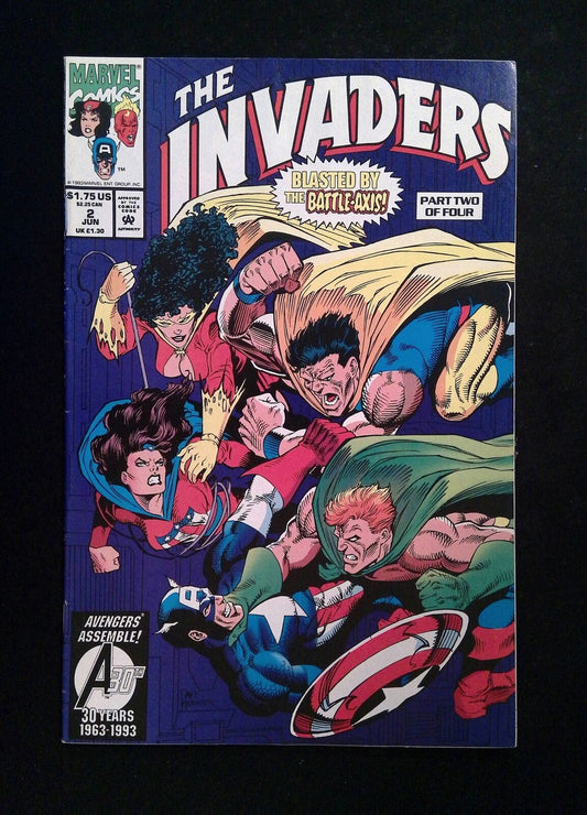 Invaders #2 (2ND SERIES) MARVEL Comics 1993 VF-