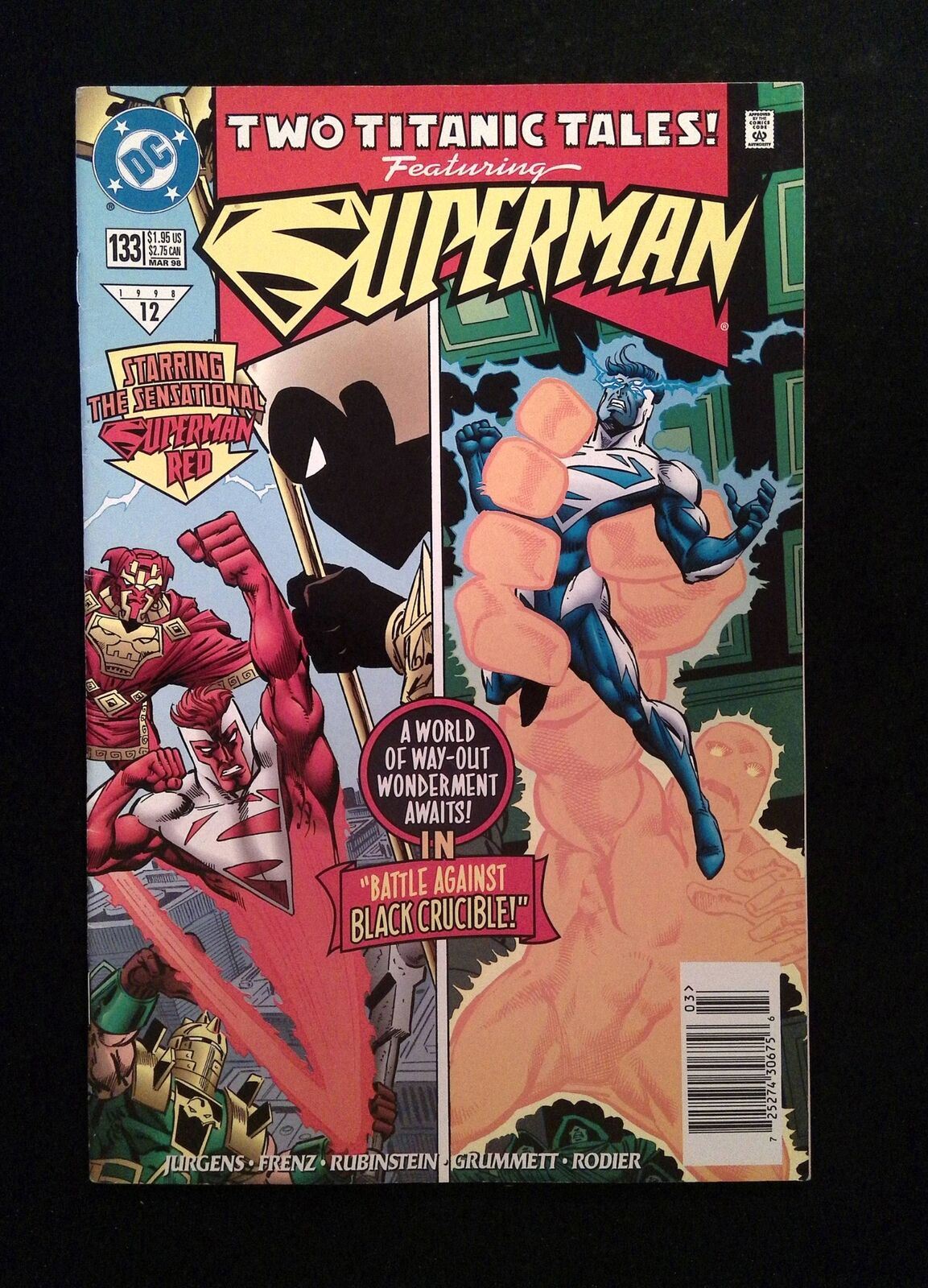 Superman #133  DC Comics 1998 VF- NEWSSTAND