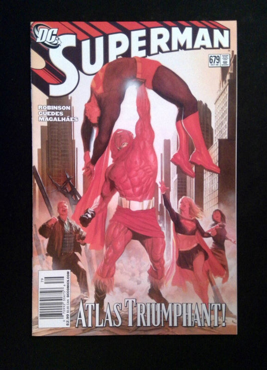 Superman #679 (2ND SERIES) DC Comics 2008 VF+ NEWSSTAND
