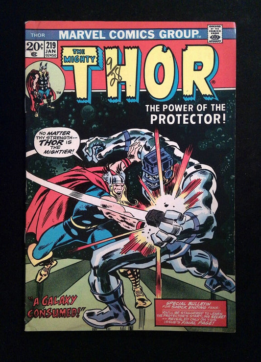 Thor #219  MARVEL Comics 1974 VG+