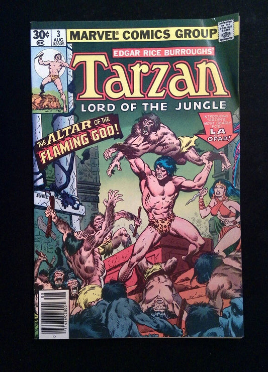 Tarzan #3  MARVEL Comics 1977 FN/VF NEWSSTAND