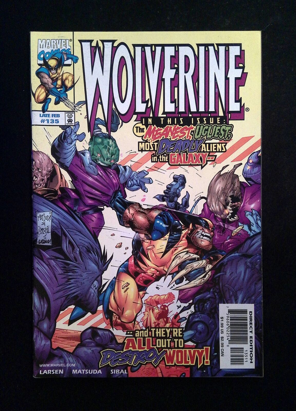 Wolverine #135  MARVEL Comics 1999 VF/NM