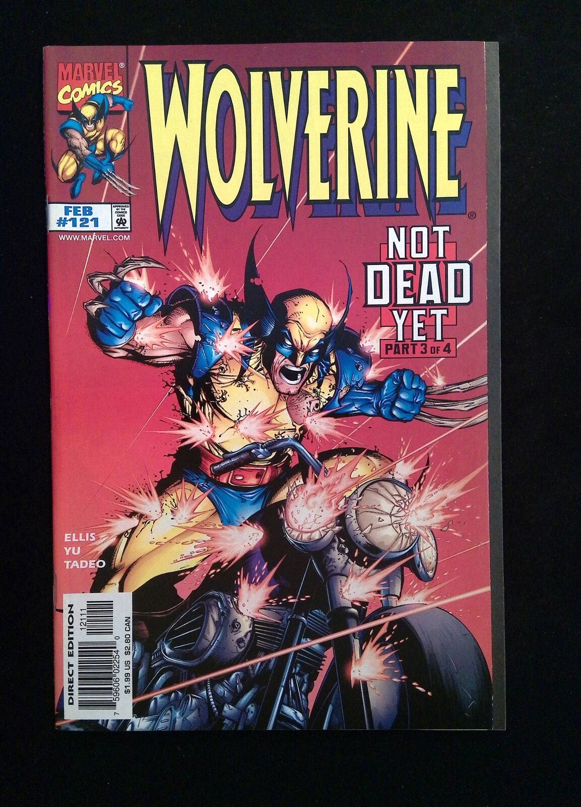 Wolverine #121  Marvel Comics 1998 VF/NM