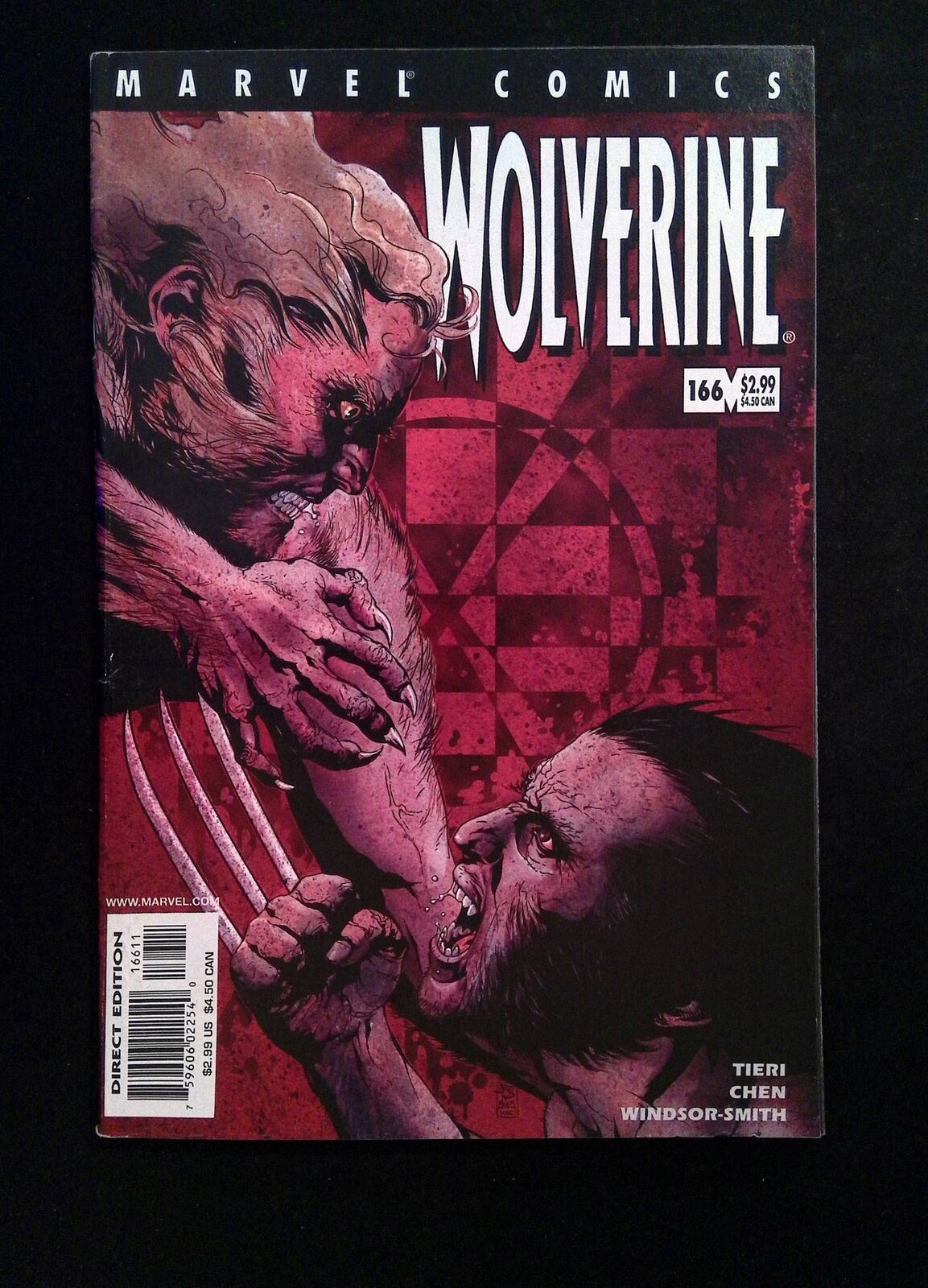 Wolverine #166  MARVEL Comics 2001 VF+