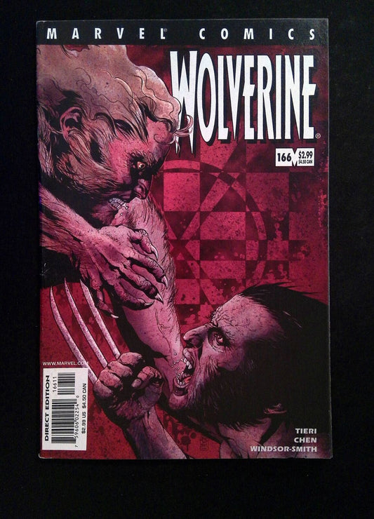 Wolverine #166  MARVEL Comics 2001 VF+