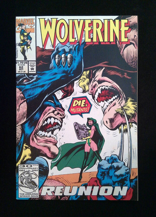 Wolverine #62  Marvel Comics 1992 VF+