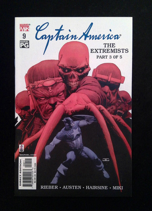 Captain America  #9 (4TH SERIES) MARVEL Comics 2003 VF/NM