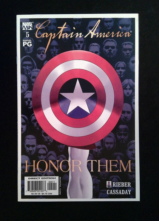 Captain America  #5 (4TH SERIES) MARVEL Comics 2002 VF/NM