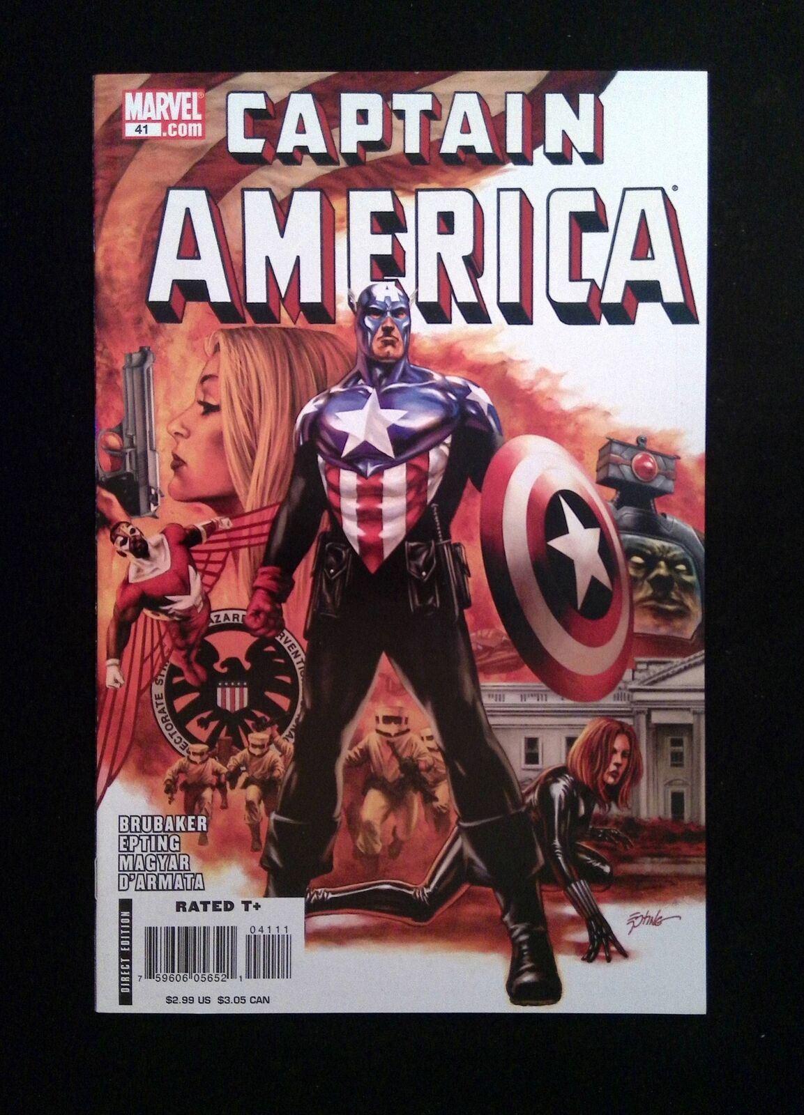 Captain America #41 (5th Series) Marvel Comics 2008 NM-