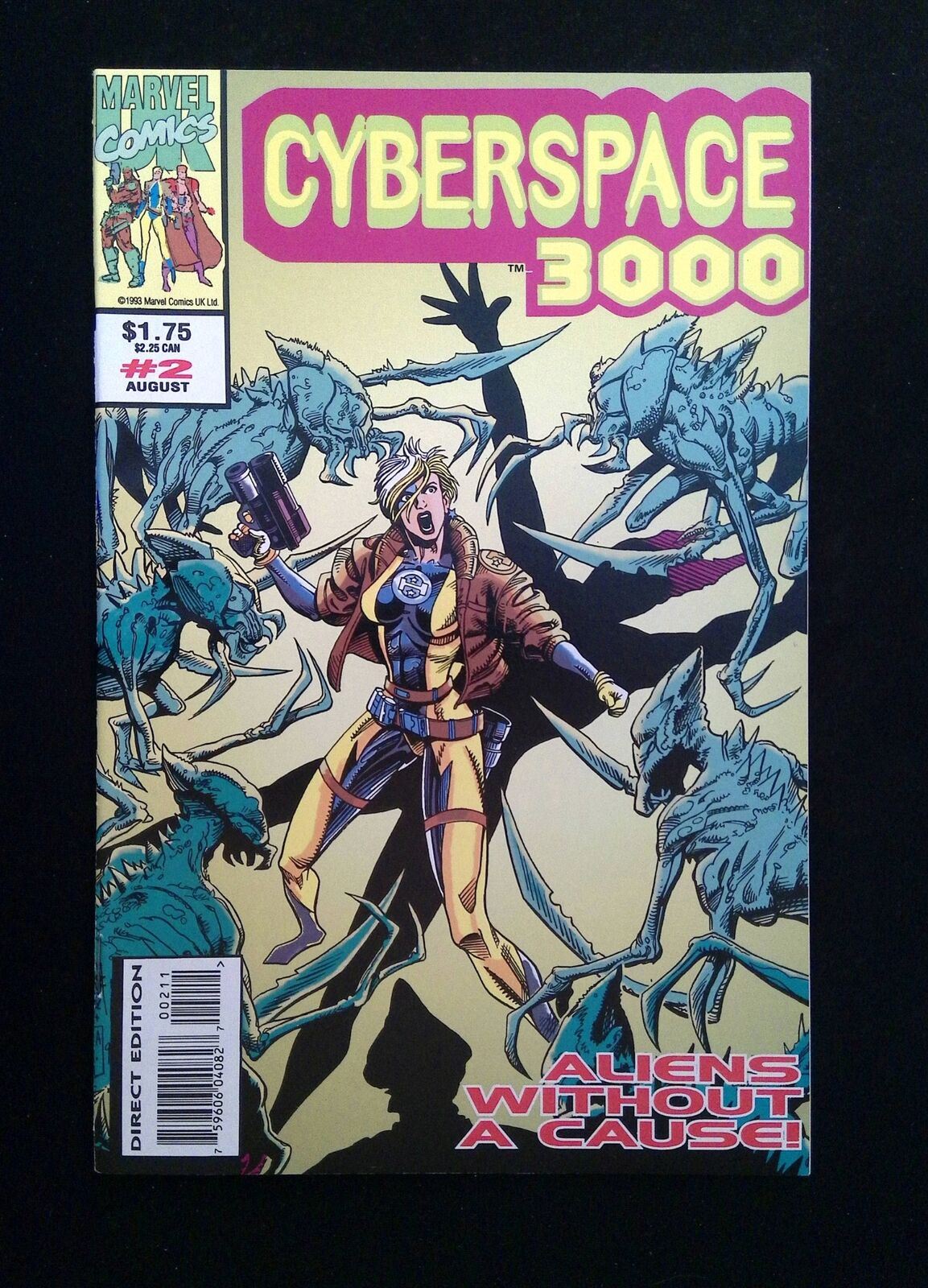 Cyberspace 3000 #2  MARVEL Comics 1993 VF+