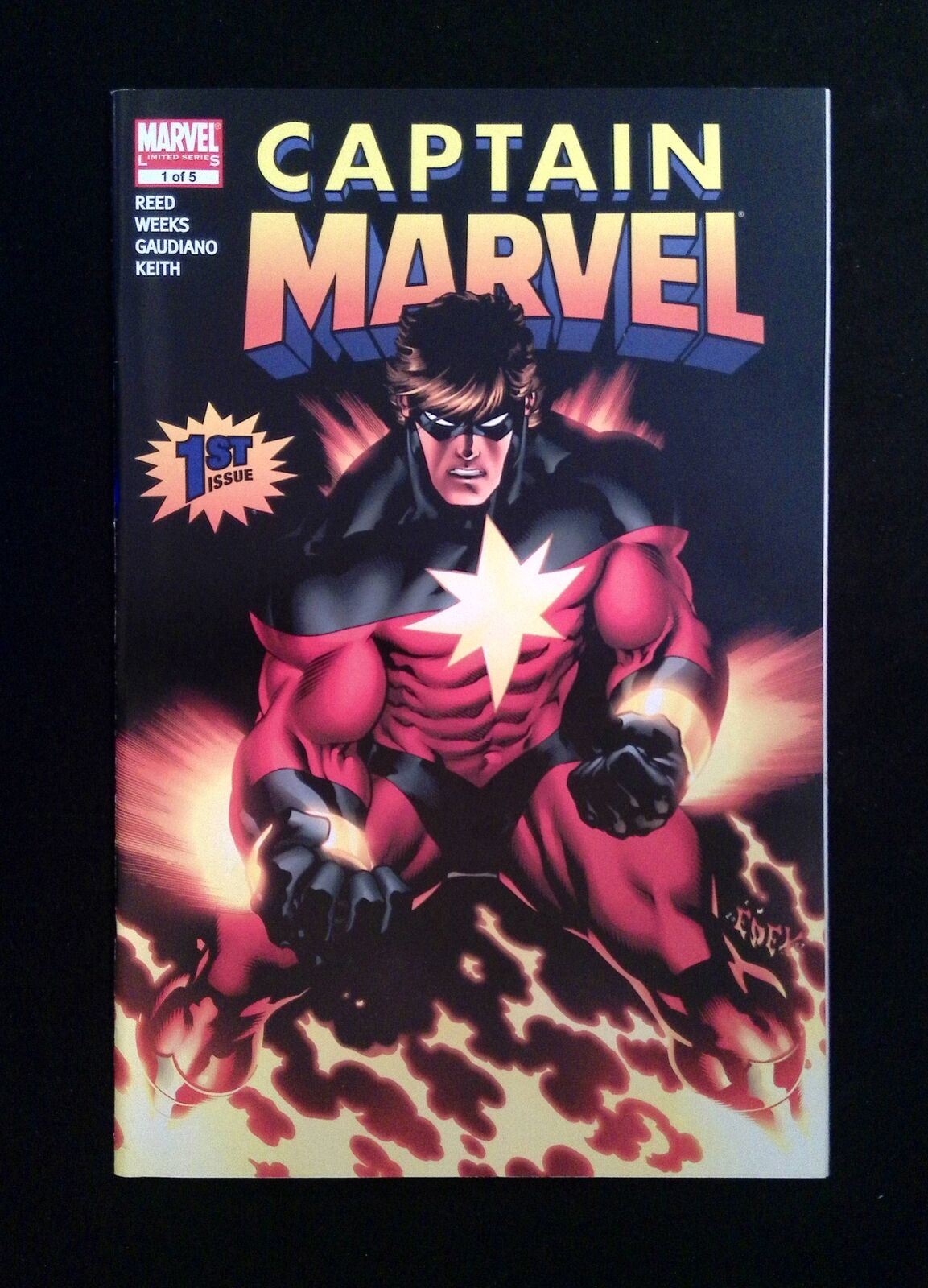 Captain Marvel #1 (6th Series) Marvel Comics 2008 VF+