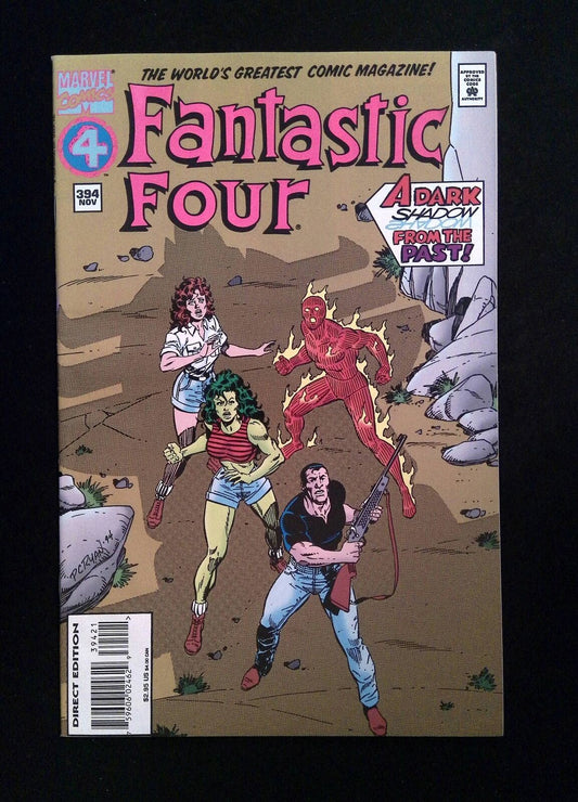 Fantastic Four #394N  MARVEL Comics 1994 VF+ NEWSSTAND VARIANT COVER