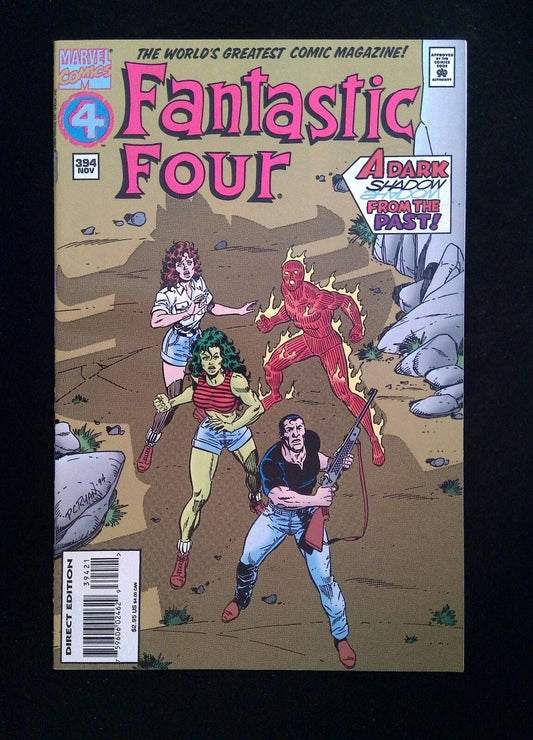 Fantastic Four #394N  MARVEL Comics 1994 VF+  VARIANT COVER