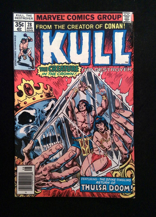 Kull The Conqueror #28  MARVEL Comics 1978 VF+ NEWSSTAND