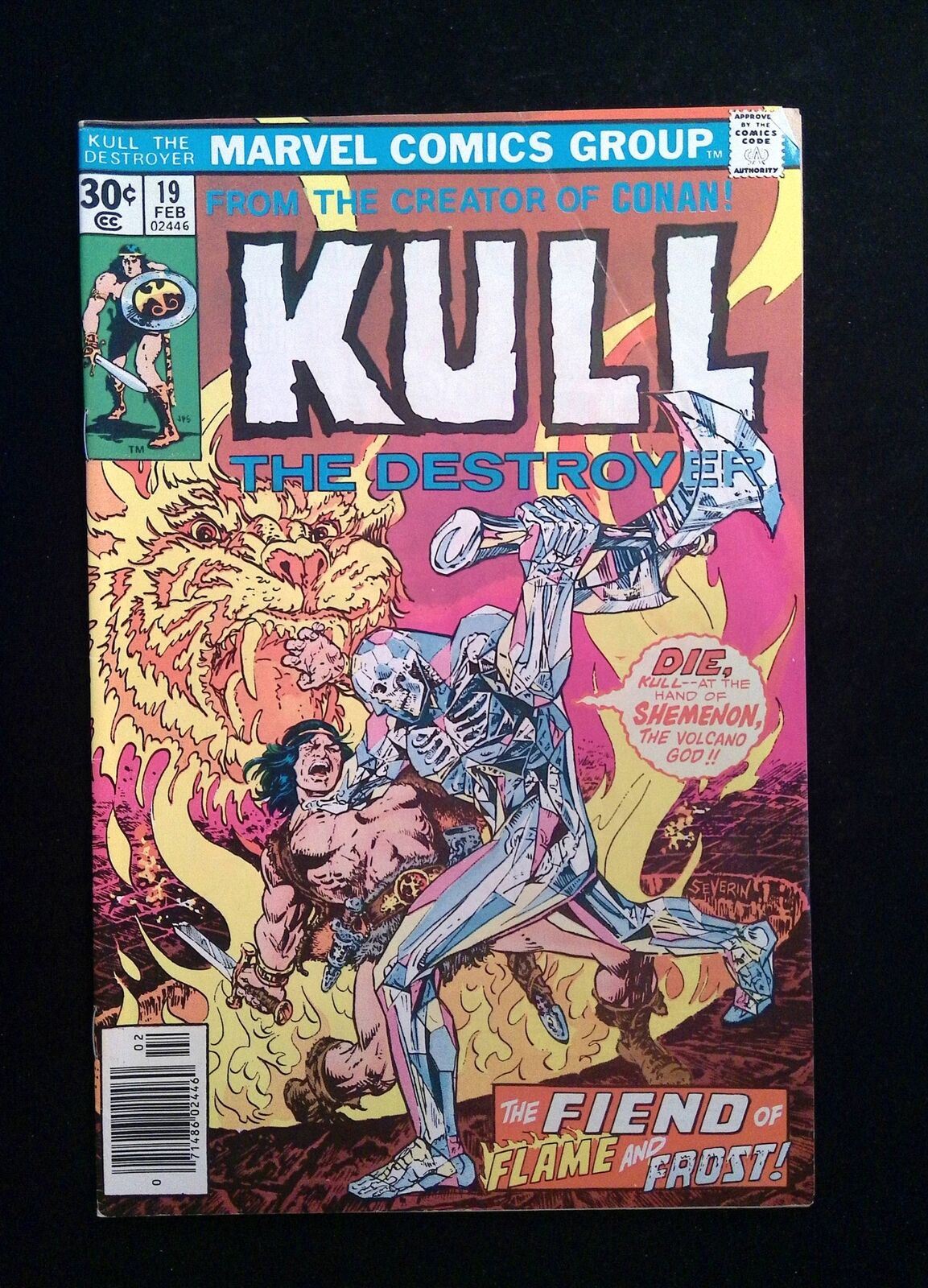 Kull The Conqueror #19  MARVEL Comics 1977 VF- NEWSSTAND