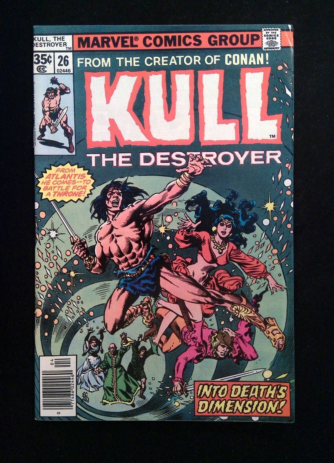 Kull The Conqueror #26  MARVEL Comics 1978 VF+ NEWSSTAND