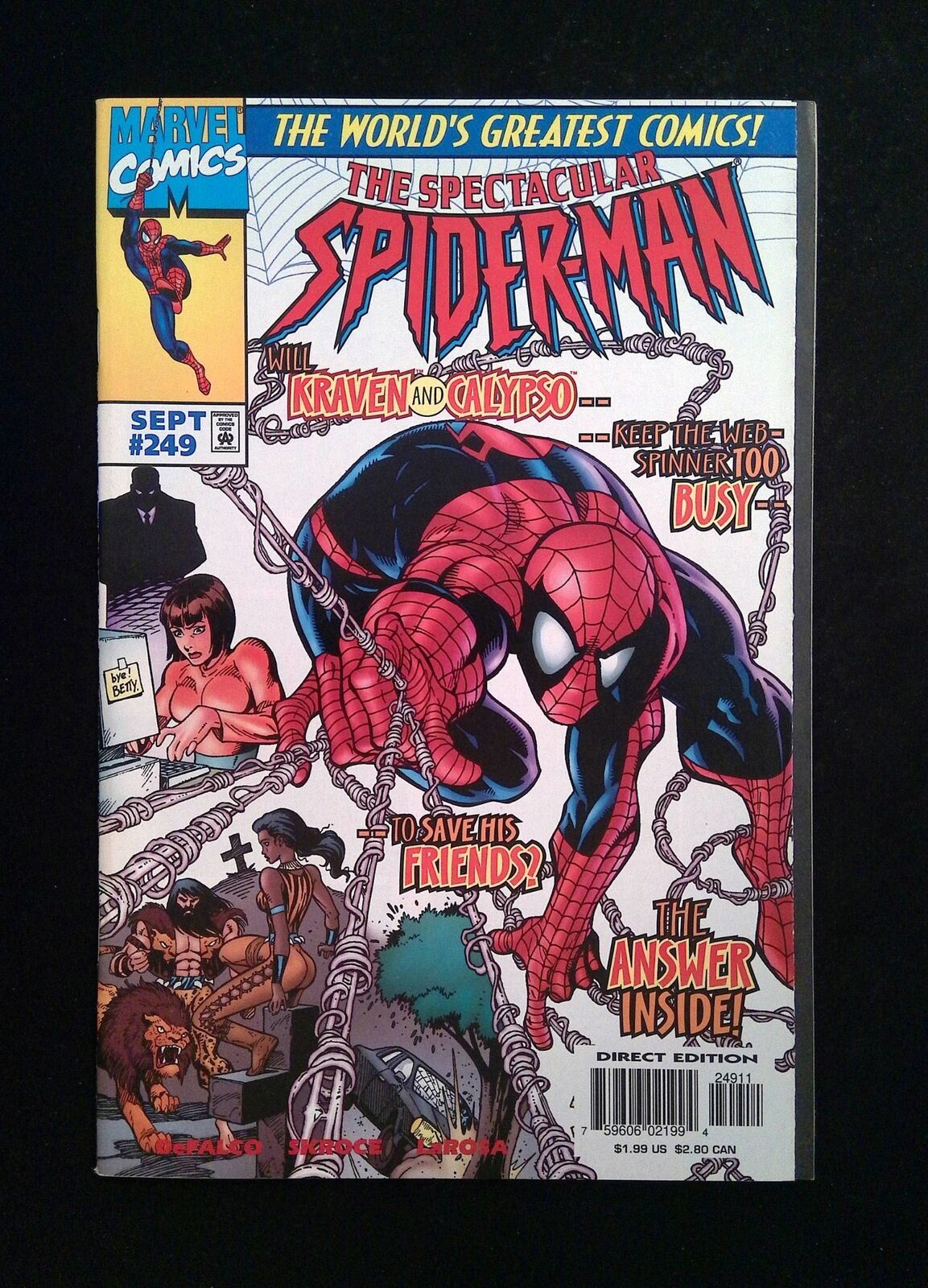 Spectacular  Spider-Man #249  MARVEL Comics 1997 NM-