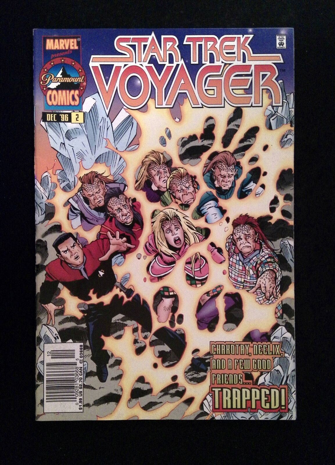 Star Trek Voyager #2  MARVEL Comics 1996 VF+ NEWSSTAND