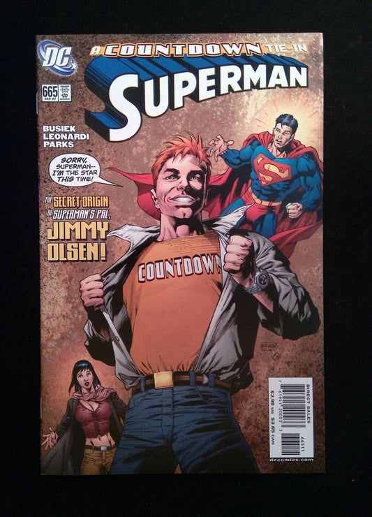 Superman #665 (2nd Series) DC Comics 2007 VF+