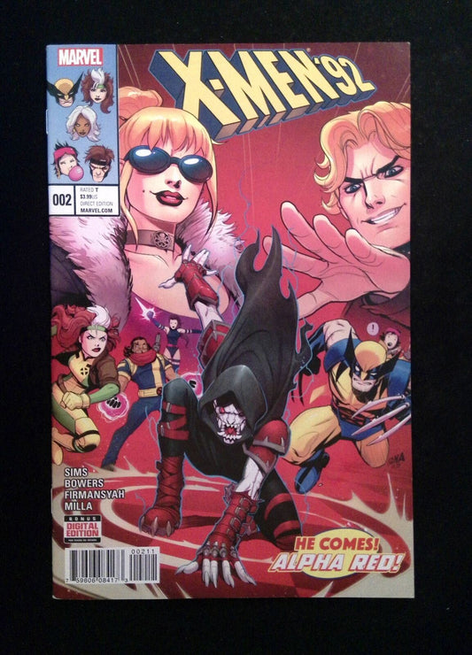 X-Men '92 #2  Marvel Comics 2016 VF/NM