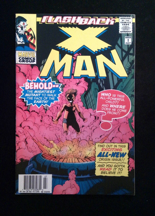 X-Man #-1  Marvel Comics 1997 VF+ Newsstand