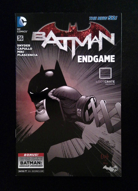 Batman #36LOOTC  DC Comics 2015 VF+  Loot Crate Variant