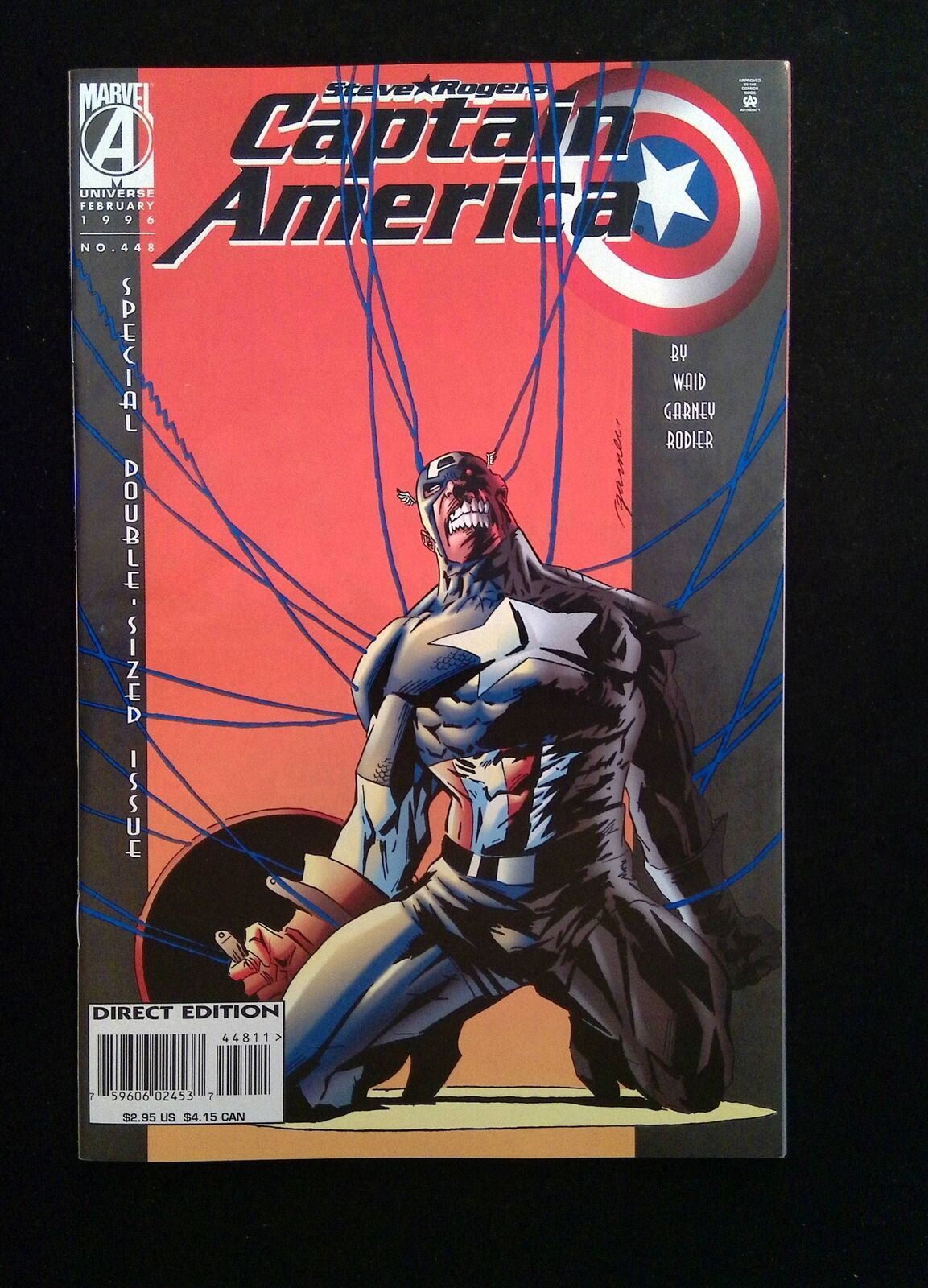 Captain America #448  MARVEL Comics 1996 NM-