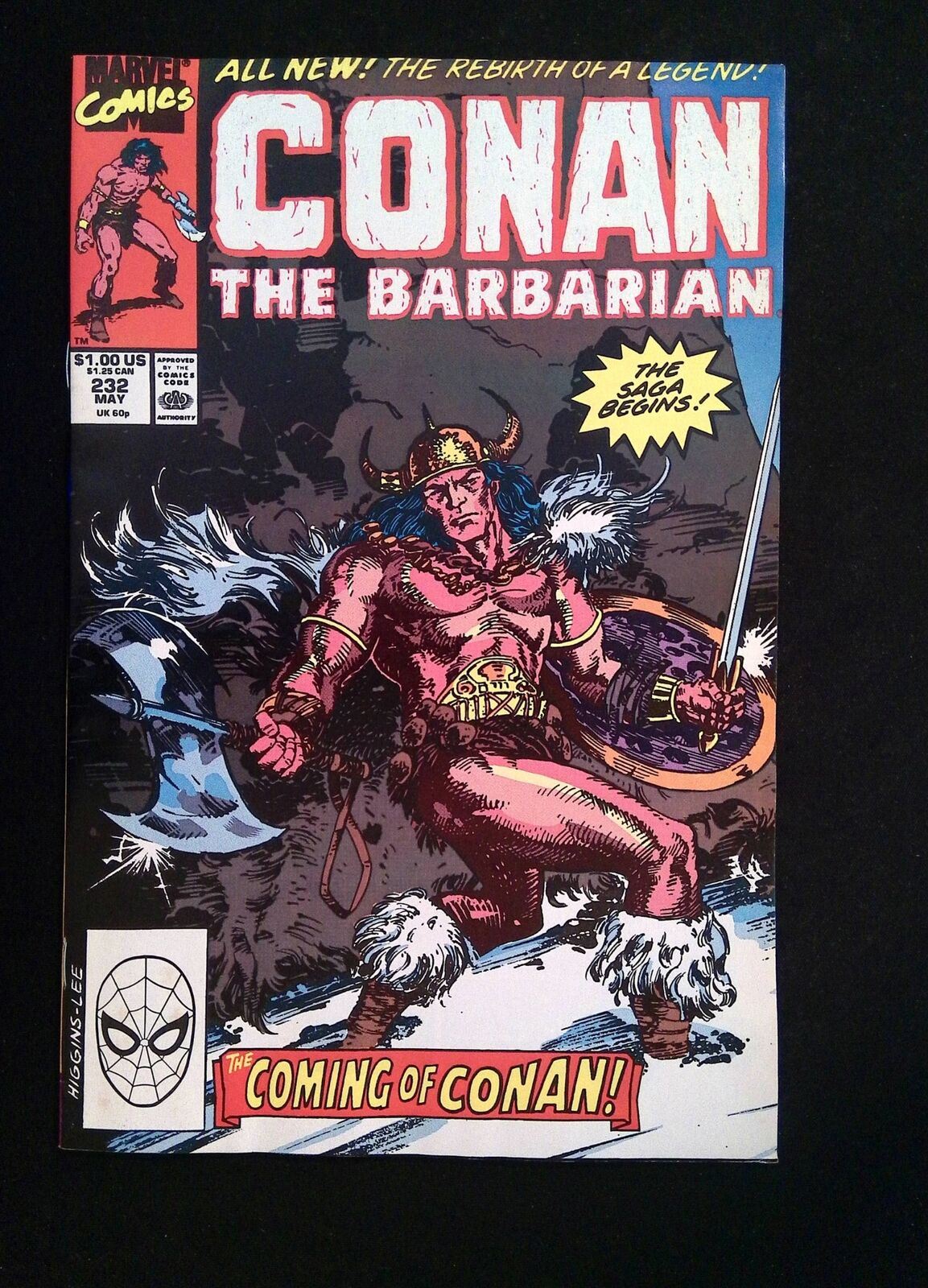 Conan the Barbarian #232  MARVEL Comics 1990 VF