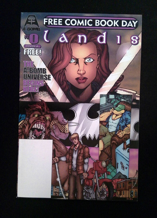 Landis #0  A-Bomb Comics 2003 VF+  FCBD