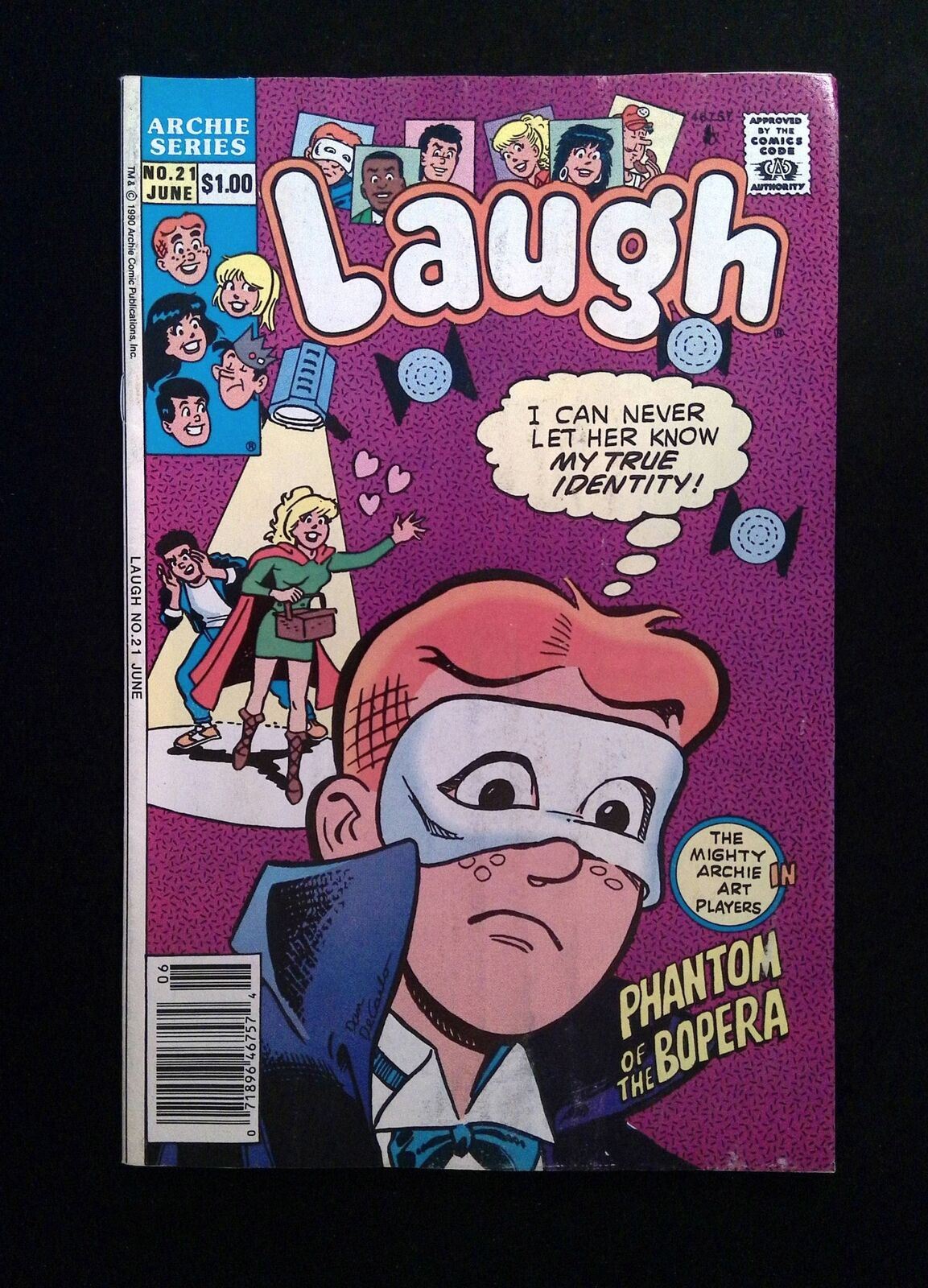 Laugh Comics #21 (2nd Series) Archie Comics 1990 FN Newsstand