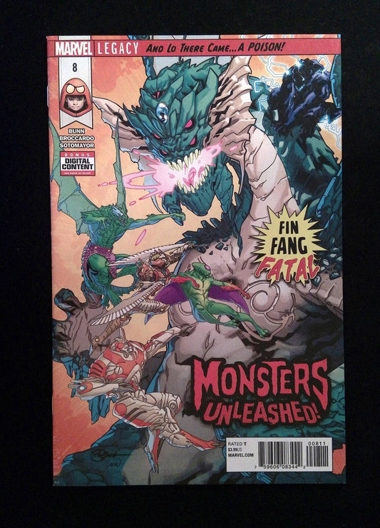 Monster Unleashed #8 (2ND SERIES) MARVEL Comics 2018 VF/NM