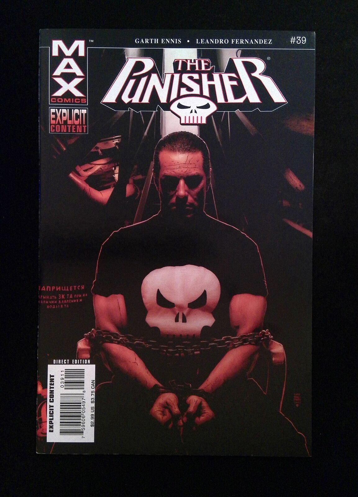 Punisher Max #39 (7th Series) Marvel Comics 2006 VF/NM