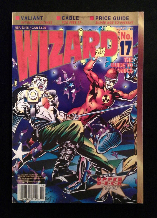 Wizard The Comics Magazine #17AP 1993 VF+ NEWSSTAND  VARIANT