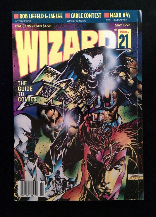 Wizard The Comics Magazine #21U  WIZARD Comics 1993 NM- NEWSSTAND  VARIANT COVER