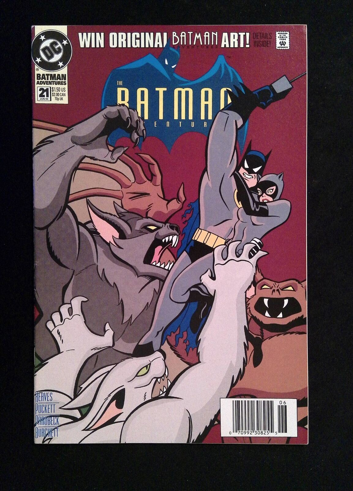 Batman Adventures #21  DC Comics 1994 VF+ Newsstand