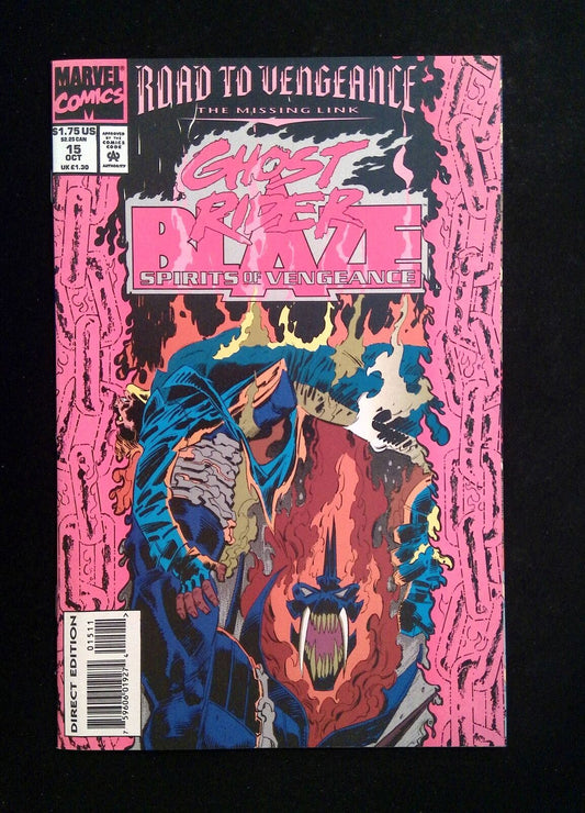 Ghost Rider Blaze Spirits of Vengeance #15  MARVEL Comics 1993 NM-