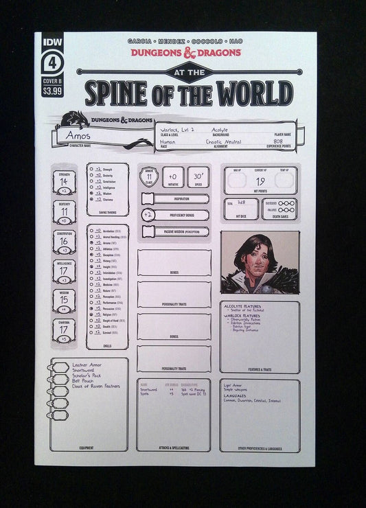 Dungeons and Dragons At The Spine Of The World #4  IDW Comics 2021 NM