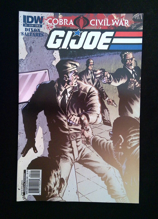 GI Joe #2B  IDW Comics 2011 VF/NM  SALTARES VARIANT