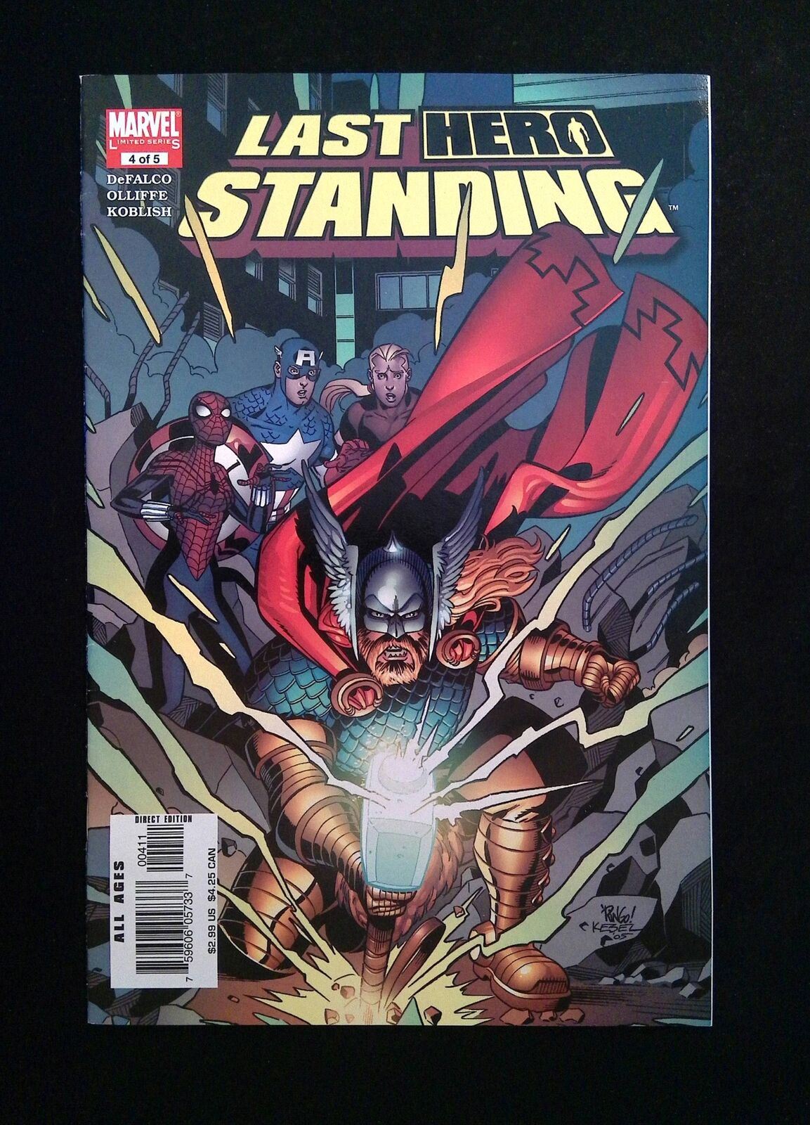 Last Hero Standing #4  MARVEL Comics 2005 VF+