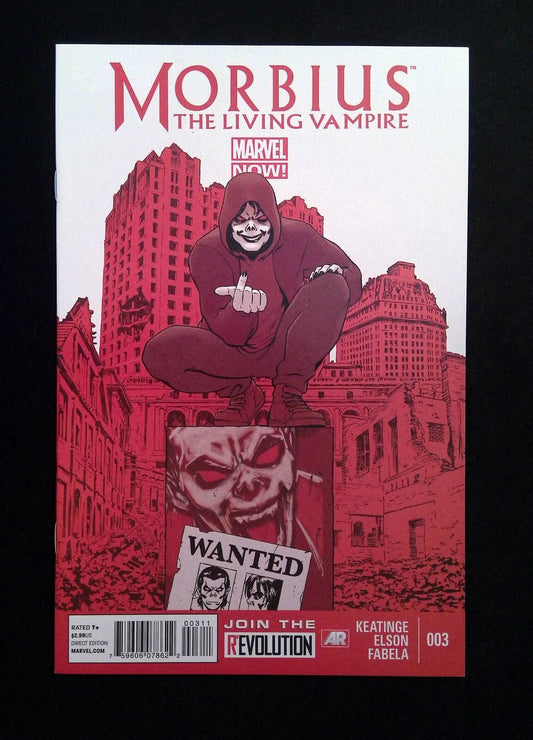 Morbius The Living Vampire #3 (2ND SERIES) MARVEL Comics 2013 VF/NM