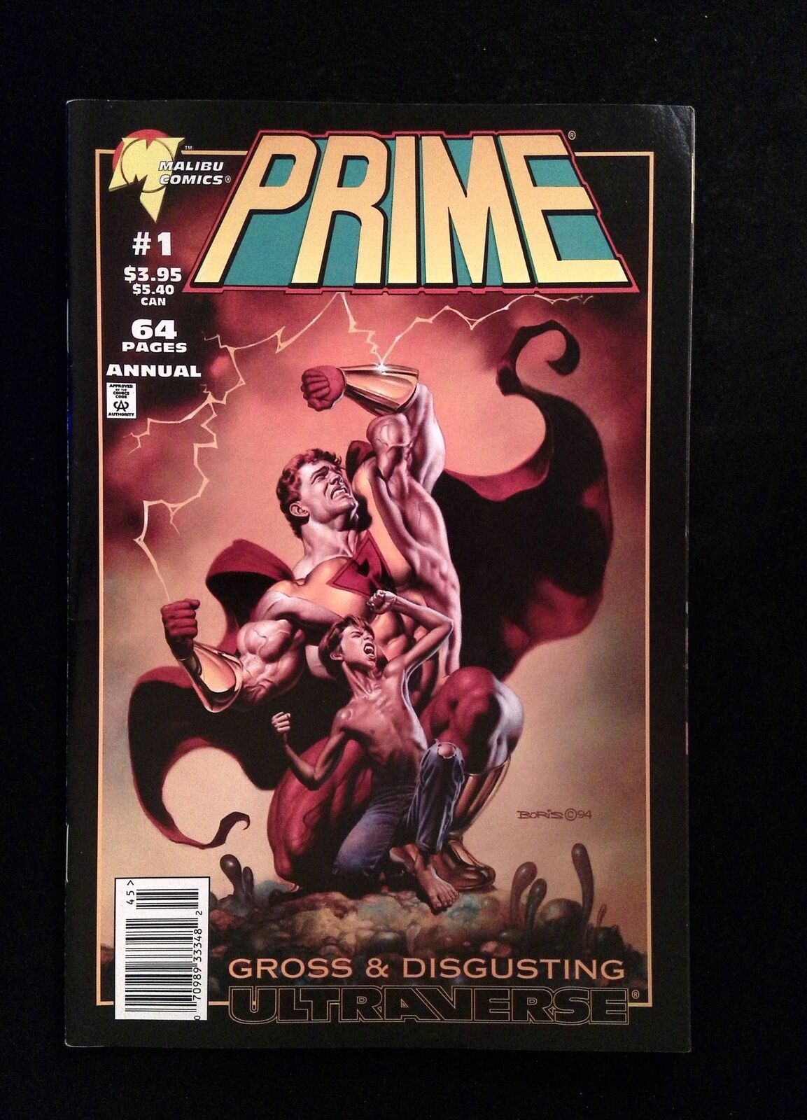 Prime Annual #1  MALIBU Comics 1994 VF+ NEWSSTAND