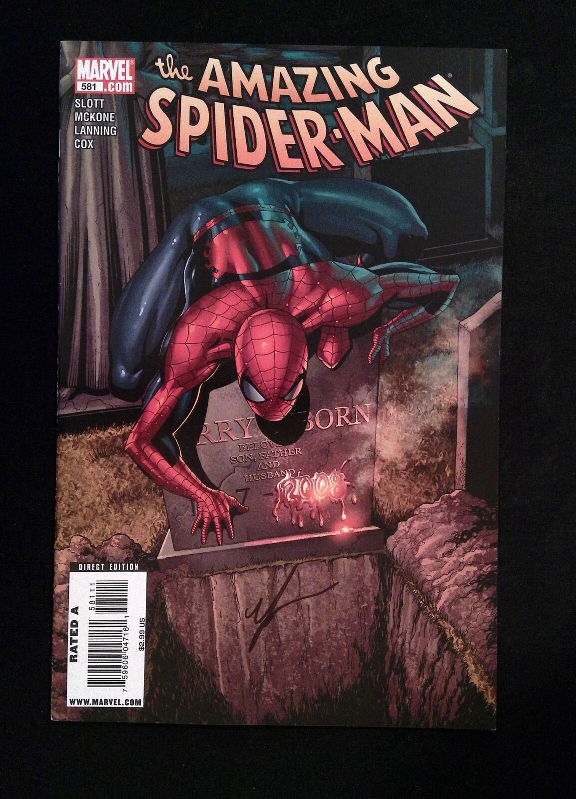 Amazing Spider-Man #581 (2nd Series) Marvel Comics 2009 VF/NM