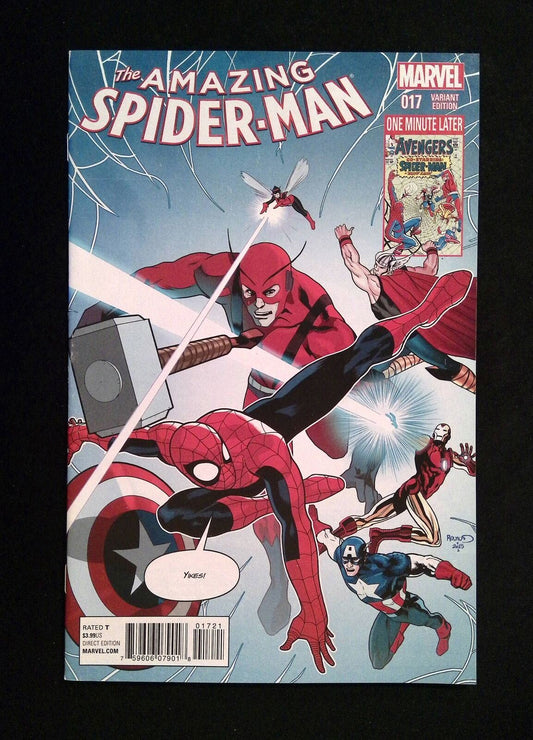 Amazing Spider-Man #17B (3rd Series) Marvel 2015 VF+  1/15 Limited Variant