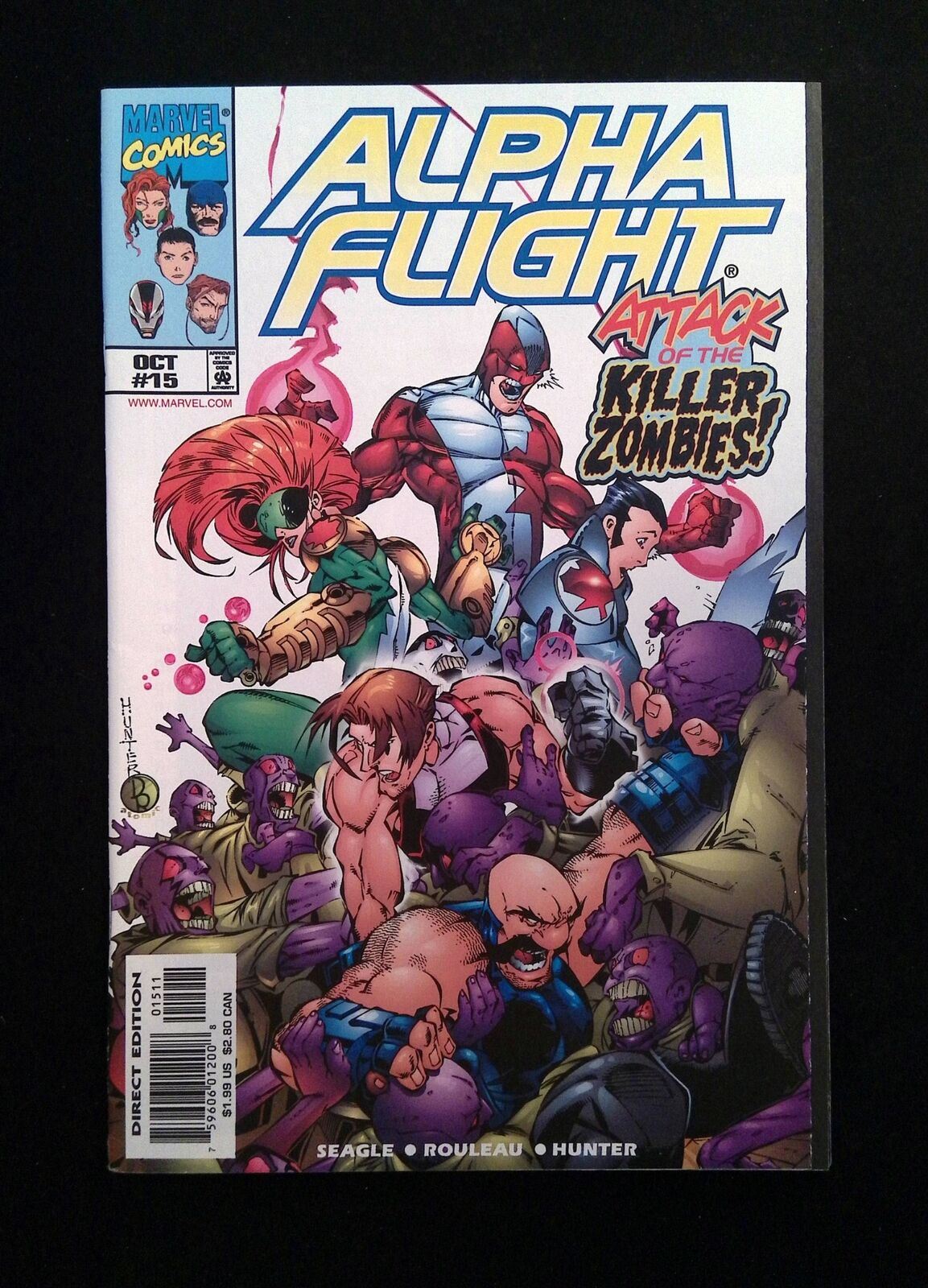 Alpha Flight #15 (2ND SERIES) MARVEL Comics 1998 VF+